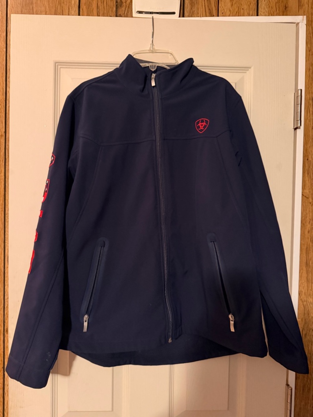Ariat Navy Softshell Top with Subtle Logo
